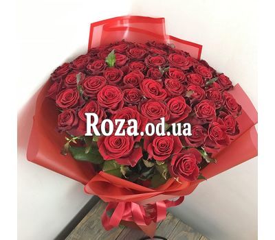 51 червона троянда 60 см 7
