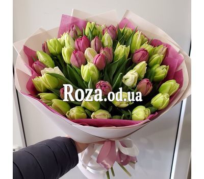 Букет із 51 тюльпана 9