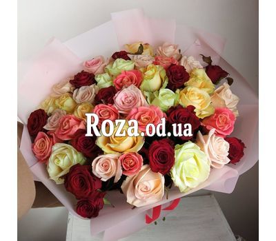 Multicolored roses 8