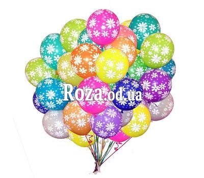 25 гелиевых шарика с рисунком