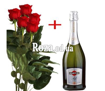 5 Roses and Martini Asti