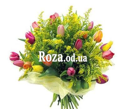 Large bouquet with mimosa