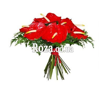 Букет с антуриумом
