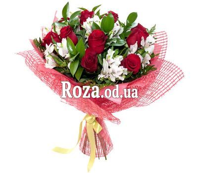 Букет из альстромерий и роз