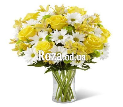 Солнечный букет цветов