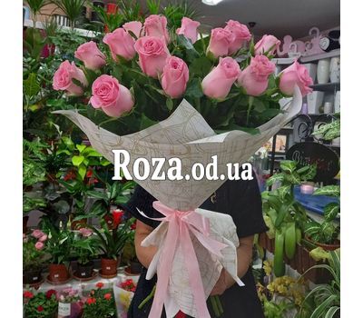 21 импортная розовая роза 1