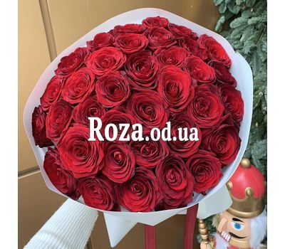 33 красные розы 6