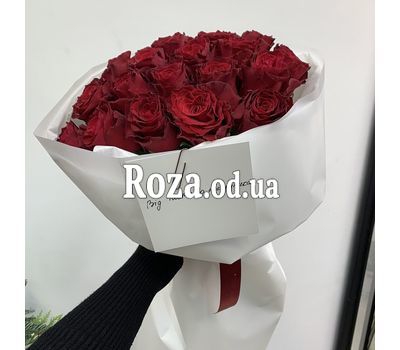 Букет из 21 красной розы 11