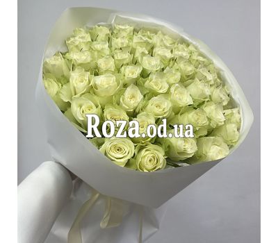 45 импортных белых роз 1