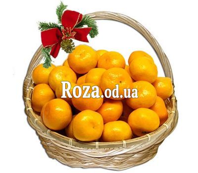 Мандарины в корзине